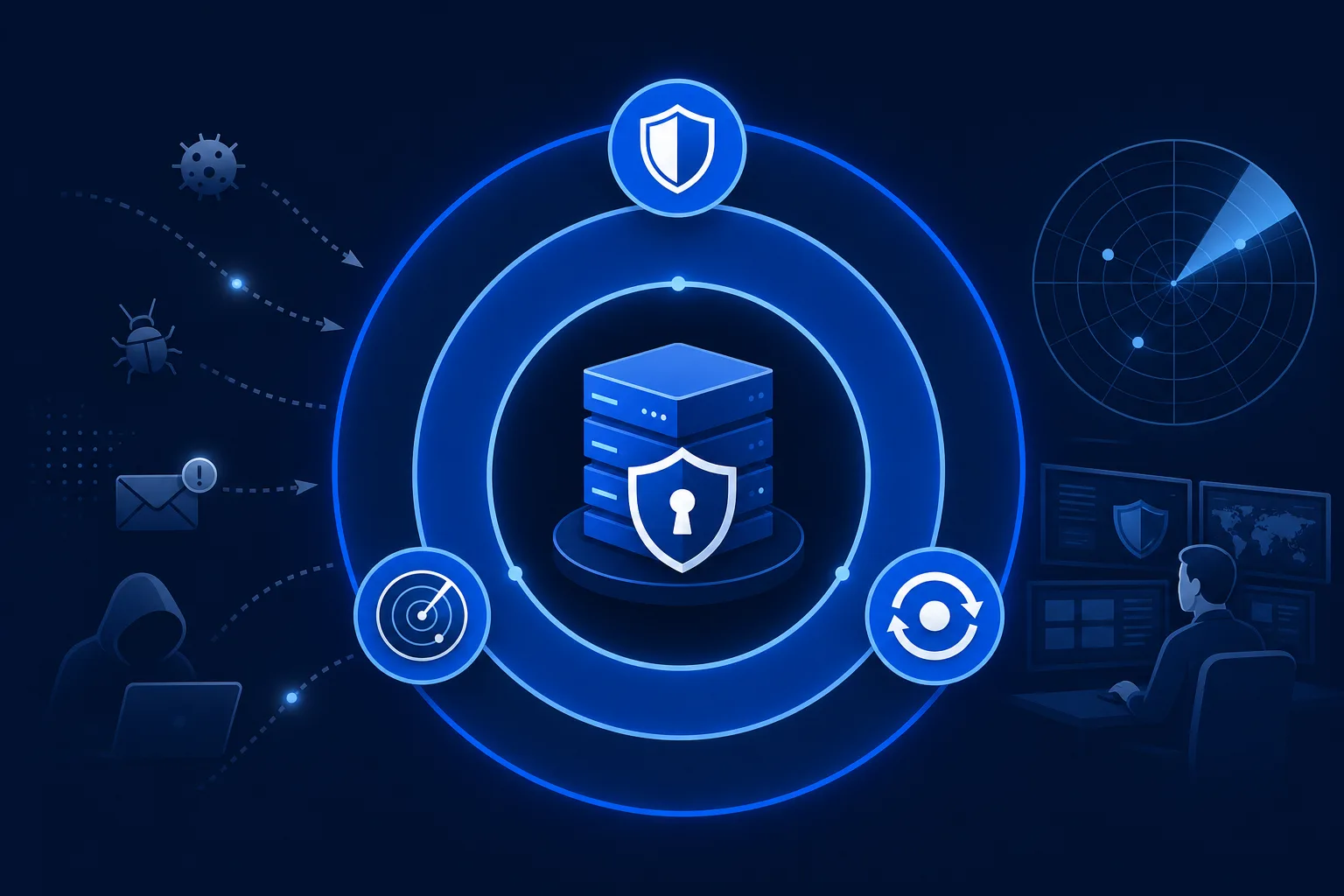 Cybersecurity layers prevent detect respond