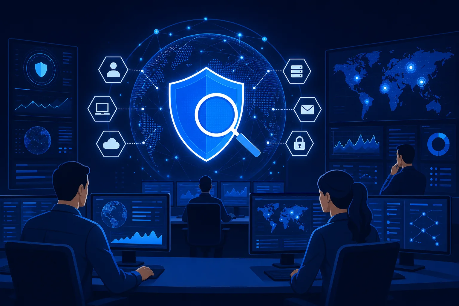 Managed detection and response concept